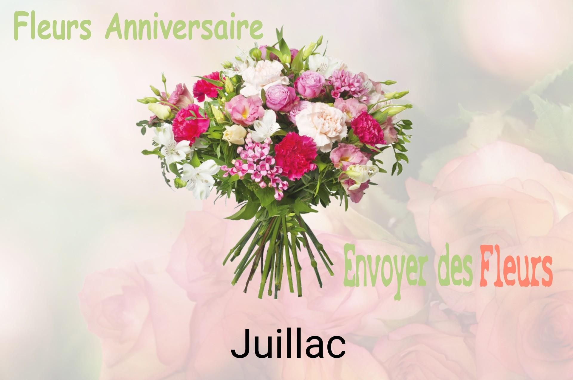Bouquet de fleurs d’anniversaire livré à Juillac