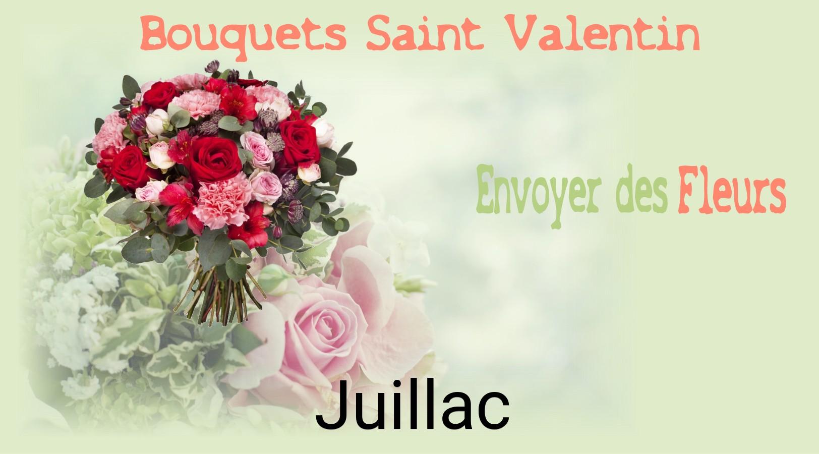 Roses de Saint-Valentin livrées à Juillac